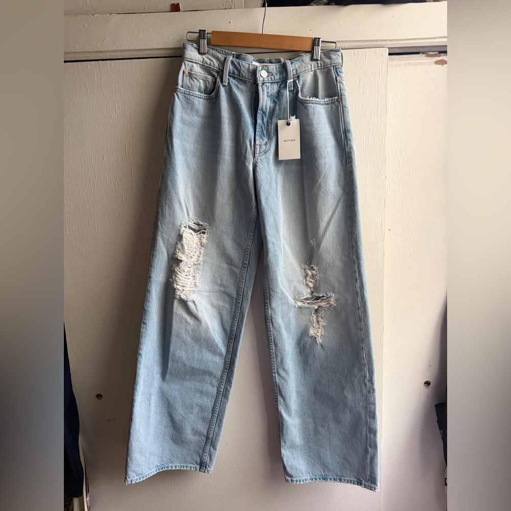 Mother - Light Blue Distressed Women's Jeans